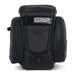 Black CX1 Series GRIPeq disc golf bag