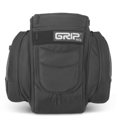 A black GRIPeq BX3 disc golf bag