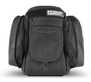 Black AX6 disc golf bag