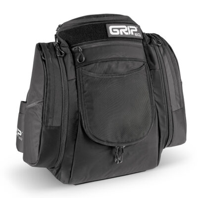 Black AX6 disc golf bag
