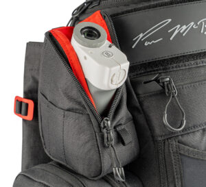 The GRIPeq MB-PX1 - close up of a rangefinder in the upper side pockets