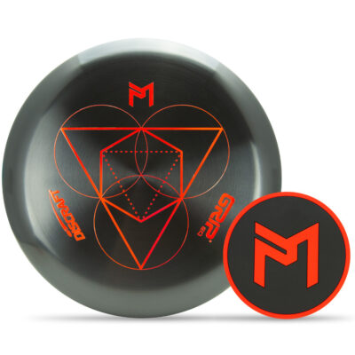 A Discraft Kratos putter and McBeth flex mini disc