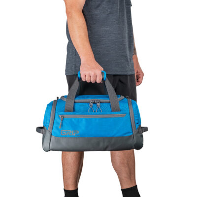 Blue disc golf duffel