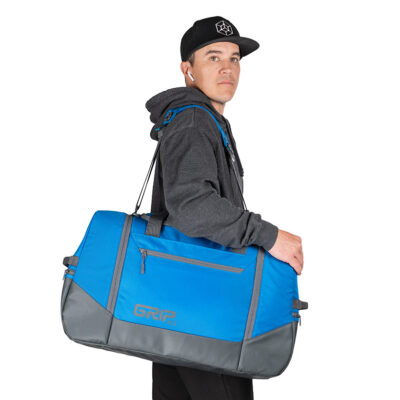 Blue disc golf duffel