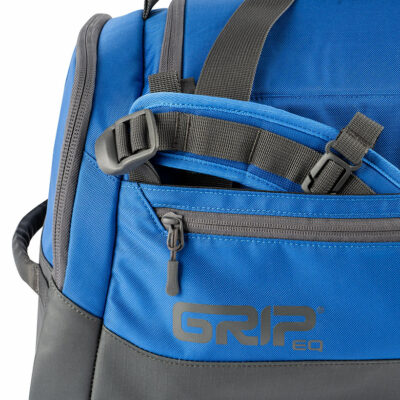Blue ultimate sports duffel storage