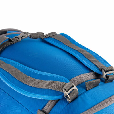 Blue ultimate sports duffel straps