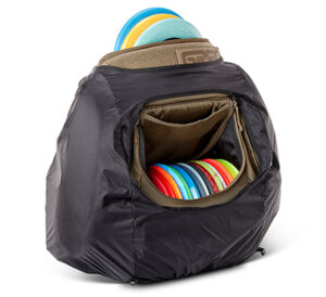 AX4 GRIPeq disc golf bag with raincover